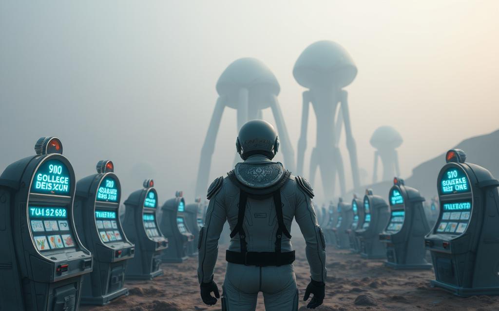 พล็อตและตัวละคร Alien Hunter